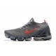 Nike Air VaporMax Flyknit 3 W/M Grey Red Running Shoes CT1270 001