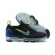 Nike Air VaporMax 2021 Flyknit W/M Black Green and Blue Running Shoes