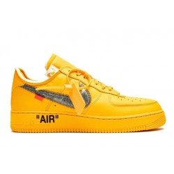 Nike Air Force 1 Low OFF-WHITE University Gold Metallic Silver DD1876700