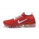 Nike Air VaporMax Flyknit 3 W/M Red White Running Shoes CU4756 600