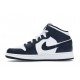 Jordan 1 Mid White Metallic Gold Obsidian (GS) 554725174