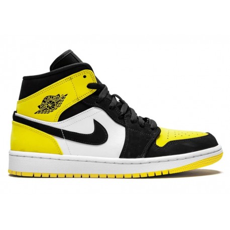 Jordan 1 Mid Yellow Toe Black 852542071