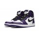 Nike Air Jordan 1 High OG Mens Court Purple 2.0 555088-500 Shoes