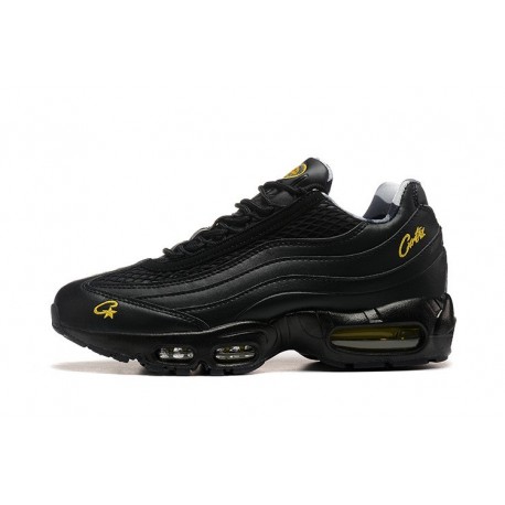 Corteiz x Nike Air Max 95 TT Men Tour Yellow Black Running Shoes FB2709 003