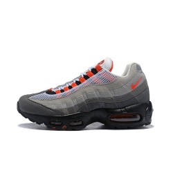 Nike Air Max 95 OG Men Grey Red Running Shoes AT2865 100