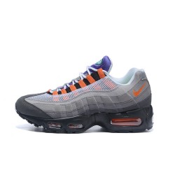 Nike Air Max 95 OG QS W/M Blacksafety Orangevolt Running Shoes 810374 078