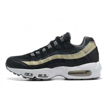 Nike Air Max 95 TT Men Black Gold Running Shoes DC9474 001