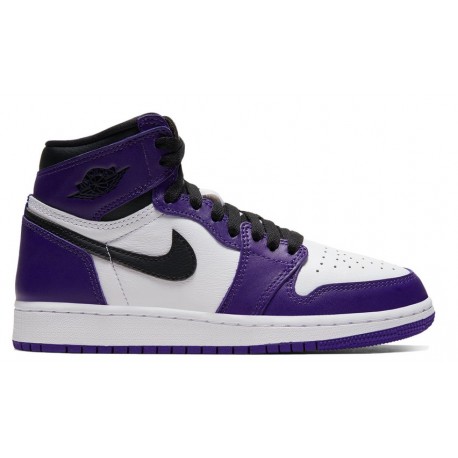 Jordan 1 Retro High Court Purple White (GS) 575441500