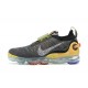 Nike Air VaporMax 2020 Flyknit W/M Grey Yellow CJ6740 002 Running Shoes