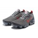 Nike Air VaporMax Flyknit 3 W/M Grey Red Running Shoes CT1270 001