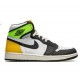 Jordan 1 Retro High White Black Volt University Gold 555088118