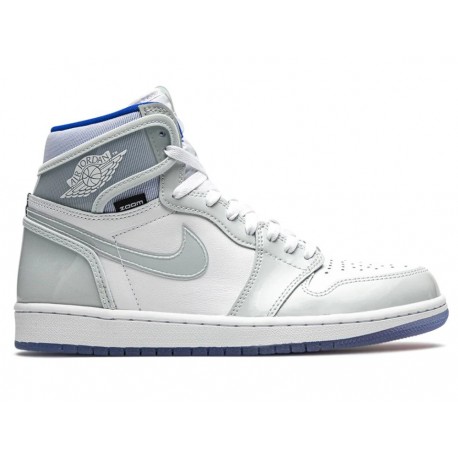 Jordan 1 Retro High Zoom White Racer Blue CK6637104