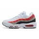 Nike Air Max 95 TT Men White Red Running Shoes DQ3430 001