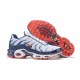 Nike Air Max Plus Tn Mens QS White Blue and Red Running Shoes