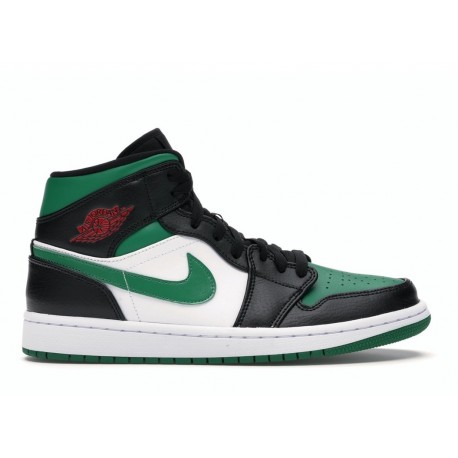 Jordan 1 Mid Green Toe 554724067